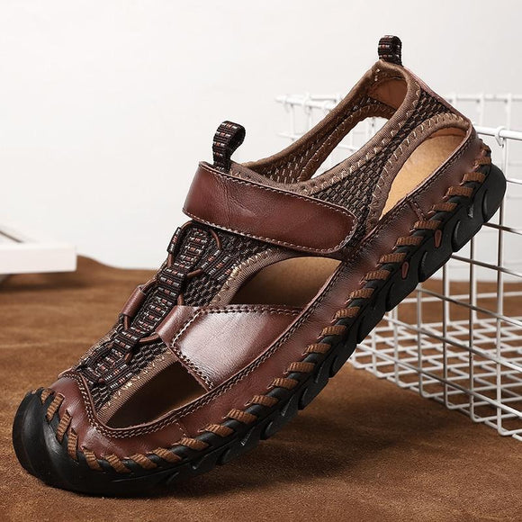 Summer Men's Retro Leather Sandals