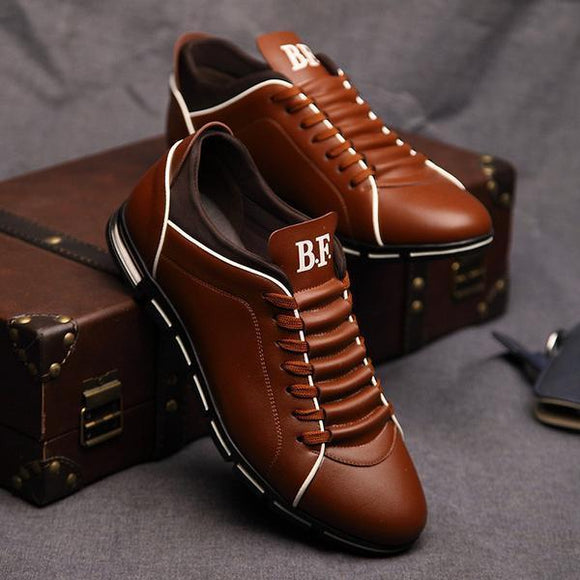 Yokest New England Male Breathable Leather Casual Shoes(Buy 2 Get 10% off, 3 Get 15% off )