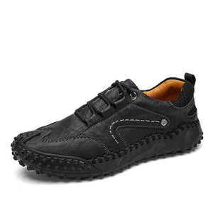 Fashion Leather Non-Slip Men's Flats Shoes