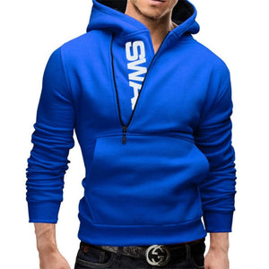 Side Zipper Hoodies Men Cotton Sweatshirt(Buy 2 Get 10% OFF, 3 Get 15% OFF)