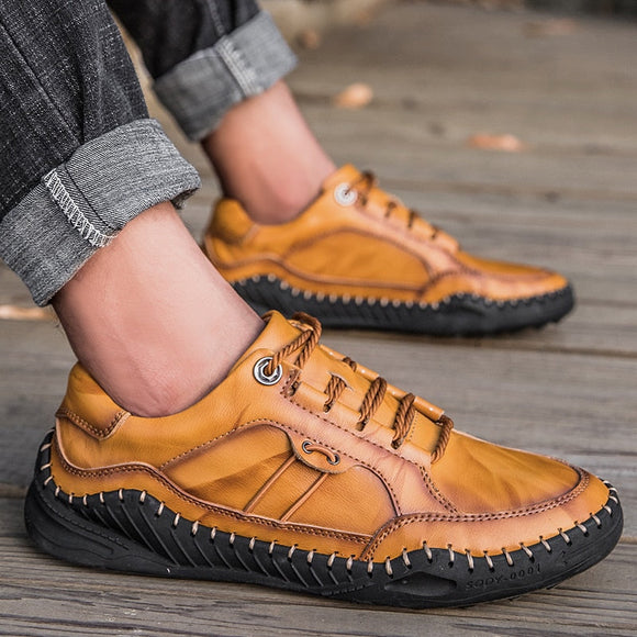 Men Moccasins Leather Casual Shoes
