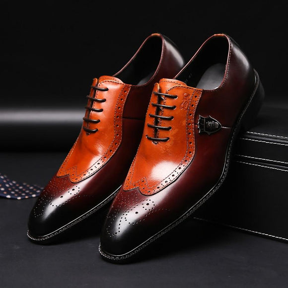 Luxury Classic Brogue Oxfords Dress Shoes