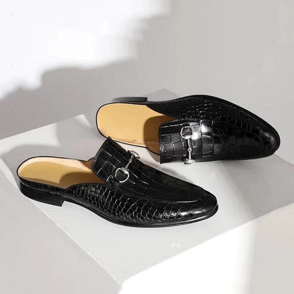 Fashion Crocodile Leather Man Loafers