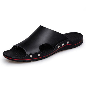 Men's Fashion Leather Comfortable Non-slip Sandals