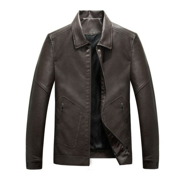 Spring Autumn Men's Casual Leather Jackets