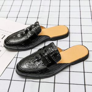 Leather Fashion Men Slippers