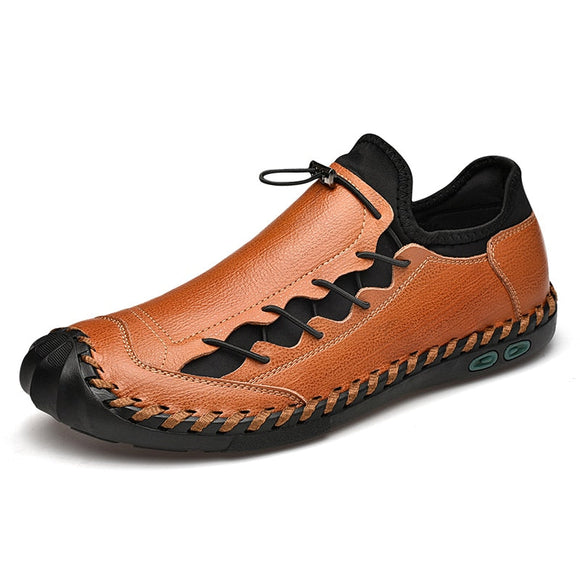 Yokest New Comfortable Men Casual Genuine Leather Shoes