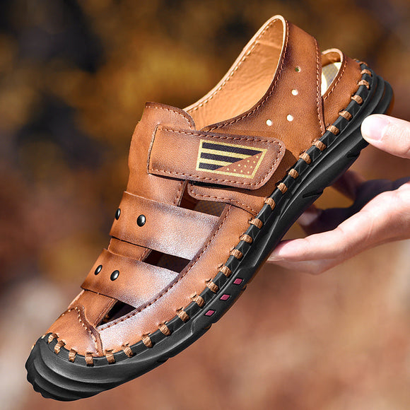 Genuine Leather Men Outdoor Sandals