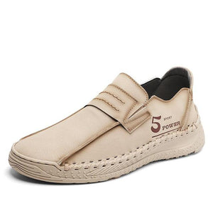 New Arrival Men's Casual Comfy Leather Flats Shoes
