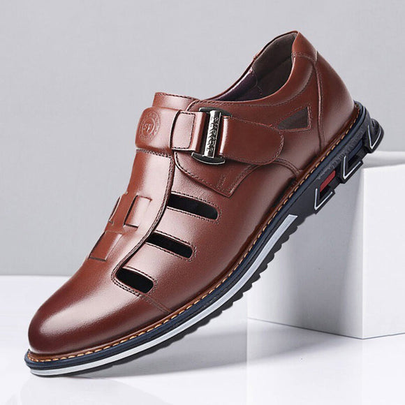 Men Genuine Leather Busines Sandals