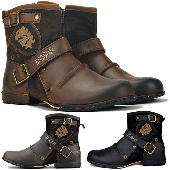 New Fashion Comfortable Men's Leather Boots