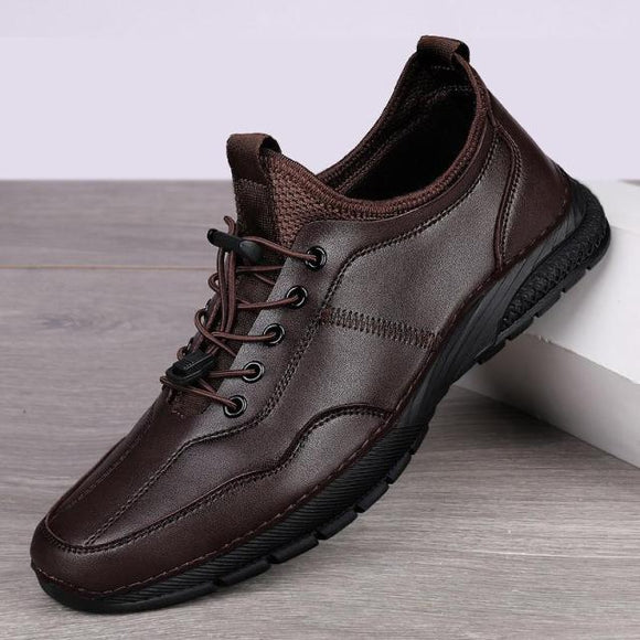 Men's Light Breathable Leather Casual Shoes