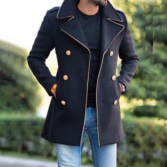 Winter New Style Men's Wear Lapel Coat