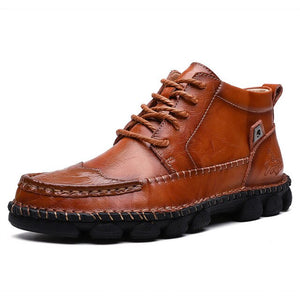 Autumn Winter Cow Leather Men Ankle Boots(Buy 2 Get 10% off, 3 Get 15% off )
