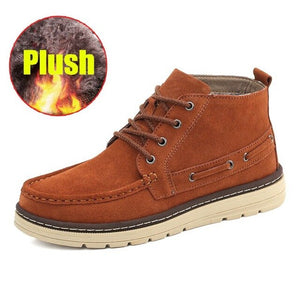 Shoes - Casual Autumn Winter Cow Suede Leather Men's Boots